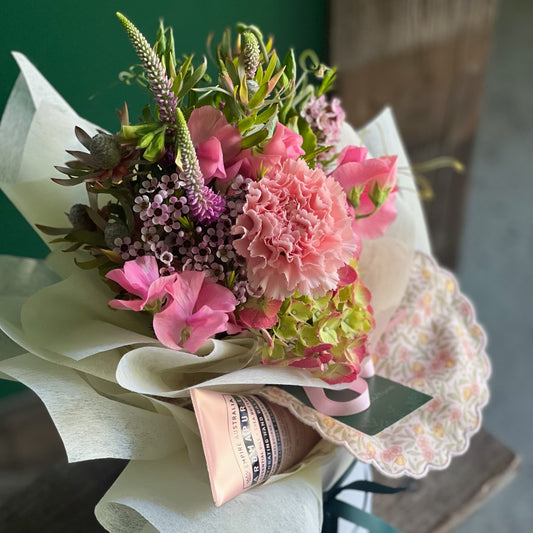 Farm Grown Posy, Bib & Blooms