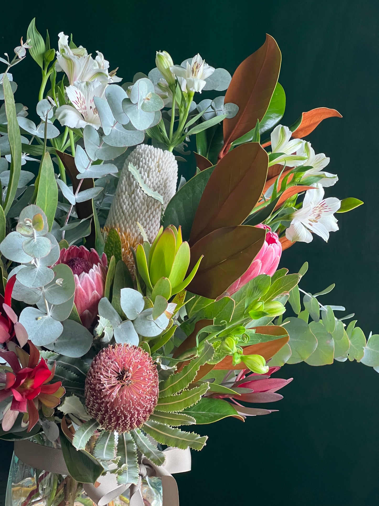 Native Flower Arrangement in Large Vase